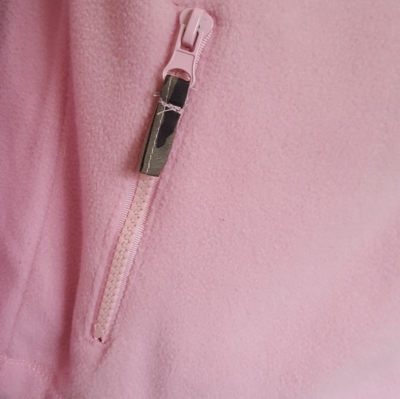 Pink Camo Fleece Jacket - Picture 4 of 8